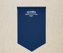 Load image into Gallery viewer, Personalised Badge Collection Display Banner Pennant