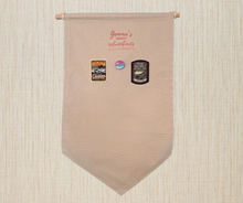 Load image into Gallery viewer, Personalised Badge Display Banner Pennant Design 1