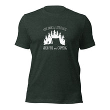Load image into Gallery viewer, Life Sucks A Little Less When You Are Camping Unisex t-shirt