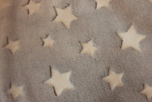 Load image into Gallery viewer, Grey Glow in the Dark Hooded Fleece Blanket Poncho