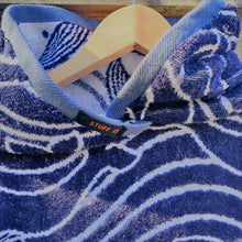 Load image into Gallery viewer, Limited Edition Blue Whale Design Hooded Towelling Changing Robe