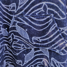 Load image into Gallery viewer, Limited Edition Blue Whale Design Hooded Towelling Changing Robe
