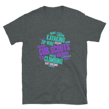 Load image into Gallery viewer, Cub Scout Wordcloud Short-Sleeve Unisex T-Shirt
