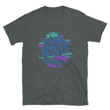 Load image into Gallery viewer, Scout Wordcloud Short-Sleeve Unisex T-Shirt