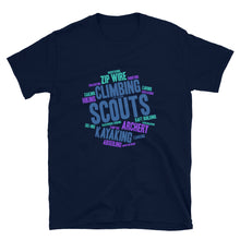 Load image into Gallery viewer, Scout Wordcloud Short-Sleeve Unisex T-Shirt