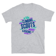 Load image into Gallery viewer, Scout Wordcloud Short-Sleeve Unisex T-Shirt