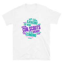 Load image into Gallery viewer, Cub Scout Wordcloud Short-Sleeve Unisex T-Shirt