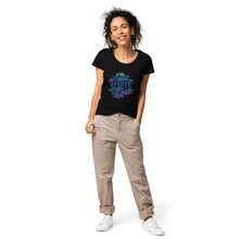 Load image into Gallery viewer, Women’s Scout Wordcloud organic t-shirt