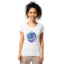 Load image into Gallery viewer, Women’s Scout Wordcloud organic t-shirt