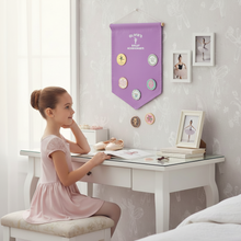 Load image into Gallery viewer, Personalised Ballet Dance Badge Display Banner Pennant
