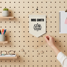 Load image into Gallery viewer, Personalised Star Teacher Banner Pennant
