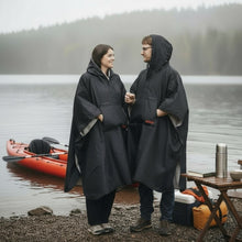 Load image into Gallery viewer, Black Waterproof Changing Robe
