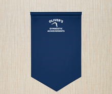Load image into Gallery viewer, Personalised Gymnast Badge Display Banner Pennant
