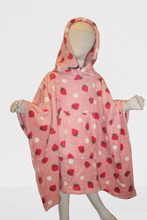 Load image into Gallery viewer, Limited Edition Pink Strawberries Hooded Blanket
