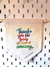 Load image into Gallery viewer, Personalised Thank You Display Banner Pennant
