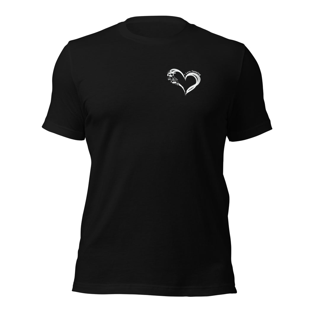 I Love Camping Unisex t-shirt