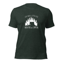 Load image into Gallery viewer, Life Sucks A Little Less When You Are Camping Unisex t-shirt
