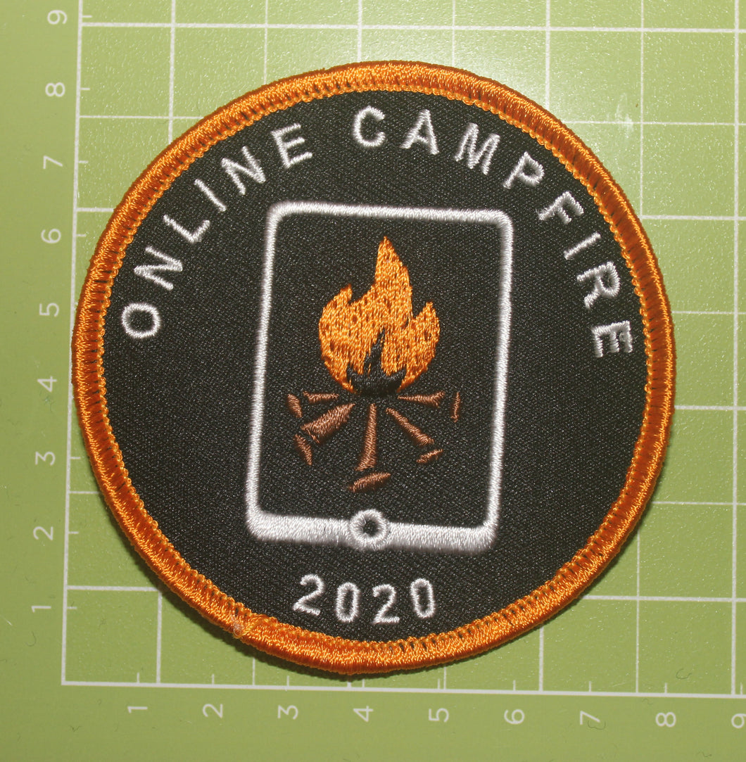 Online Campfire 2020 Fabric Badge