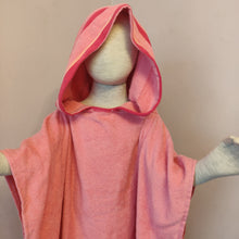 Load image into Gallery viewer, Limited Edition Pink Striped Hooded Towelling Robe
