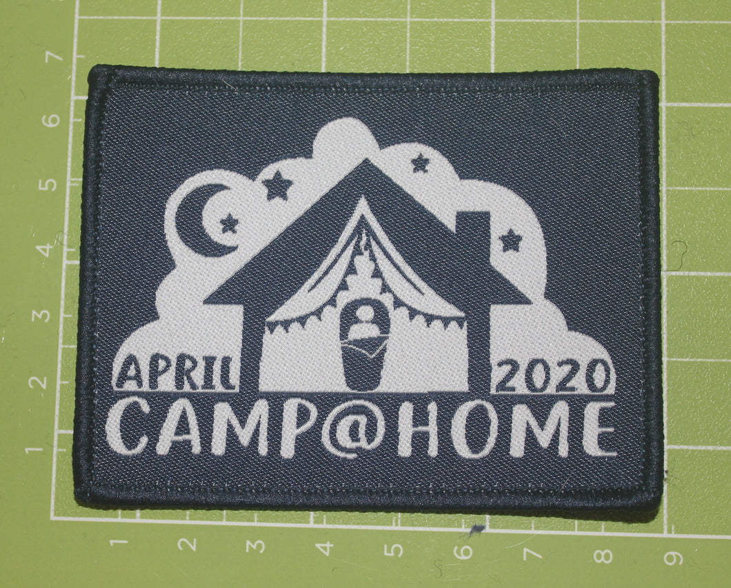 Camp at Home 2020 Fabric Badge