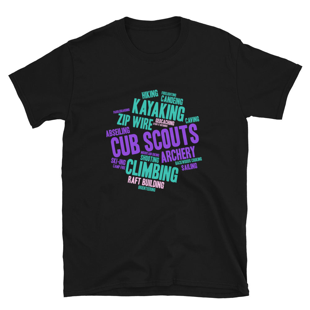 Cub Scout Wordcloud Short-Sleeve Unisex T-Shirt