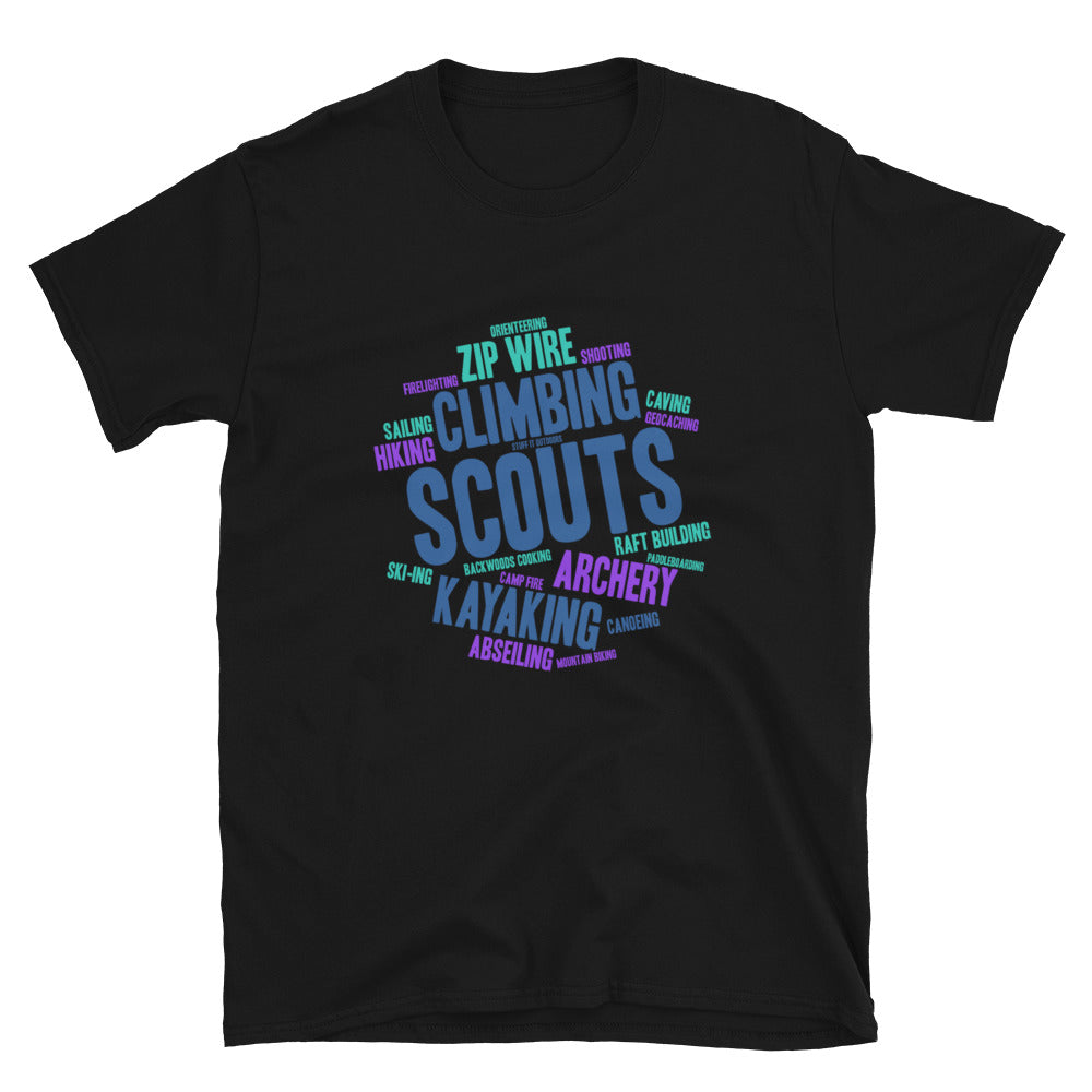 Scout Wordcloud Short-Sleeve Unisex T-Shirt