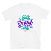 Load image into Gallery viewer, Cub Scout Wordcloud Short-Sleeve Unisex T-Shirt
