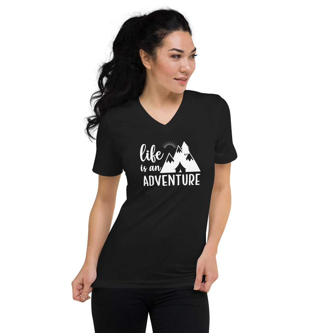 Life is a Adventure V-Neck T-Shirt