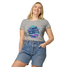 Load image into Gallery viewer, Women’s Scout Wordcloud organic t-shirt
