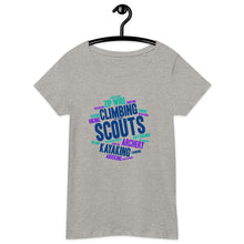 Load image into Gallery viewer, Women’s Scout Wordcloud organic t-shirt
