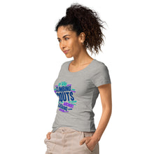 Load image into Gallery viewer, Women’s Scout Wordcloud organic t-shirt
