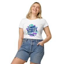 Load image into Gallery viewer, Women’s Scout Wordcloud organic t-shirt
